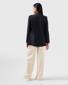 Love & Mercy Striped Blazer | Women | Navy