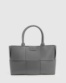 Long Way Home Woven Tote | Grey