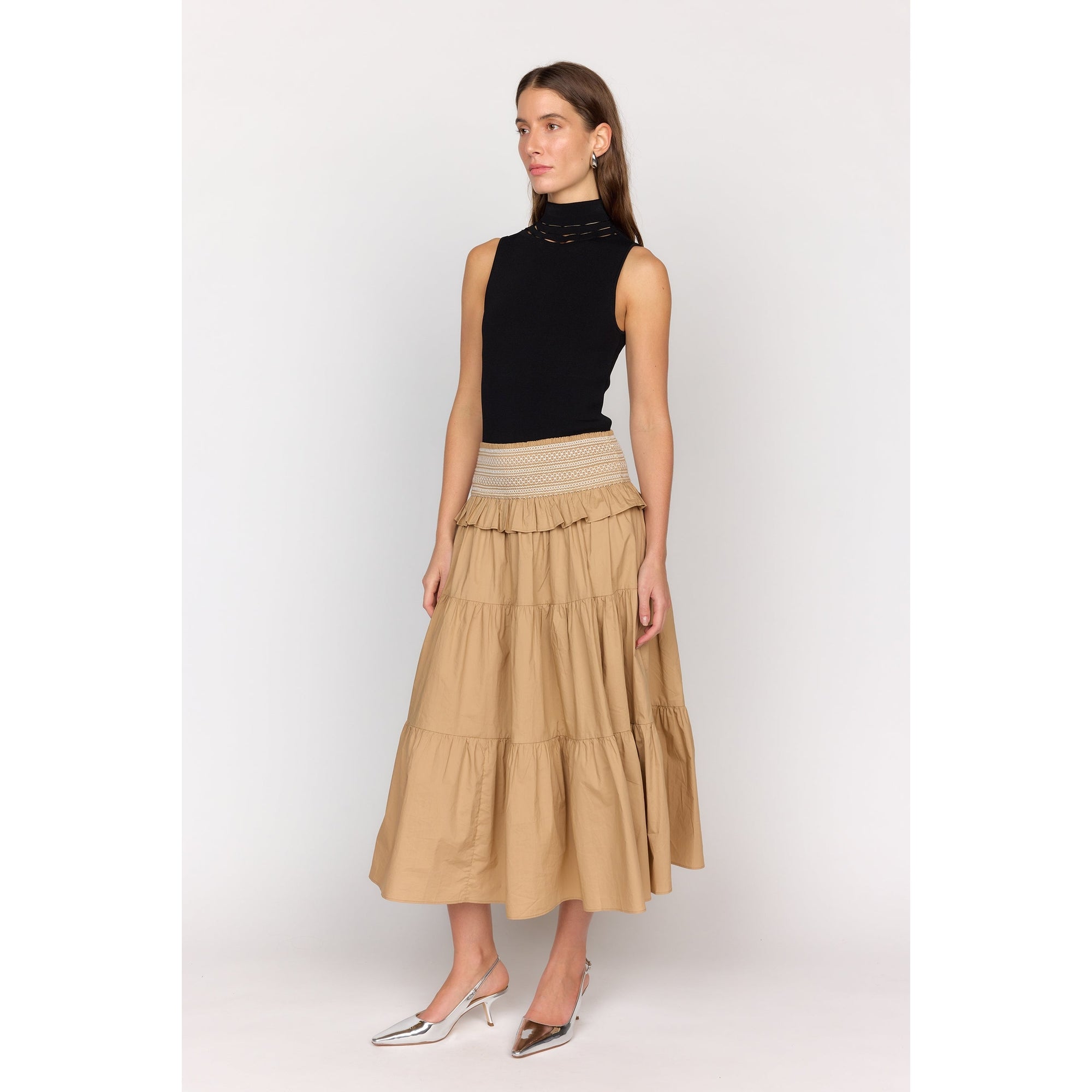 Leah Skirt | Khaki