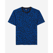 Leopard Print Shirt | Men | Blue Electric