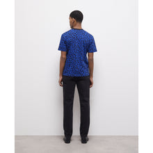 Leopard Print Shirt | Men | Blue Electric