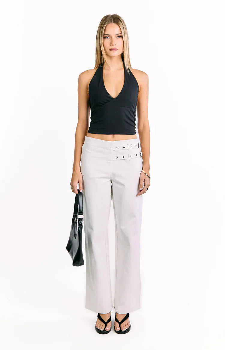Lila Buckle Pants | Off White