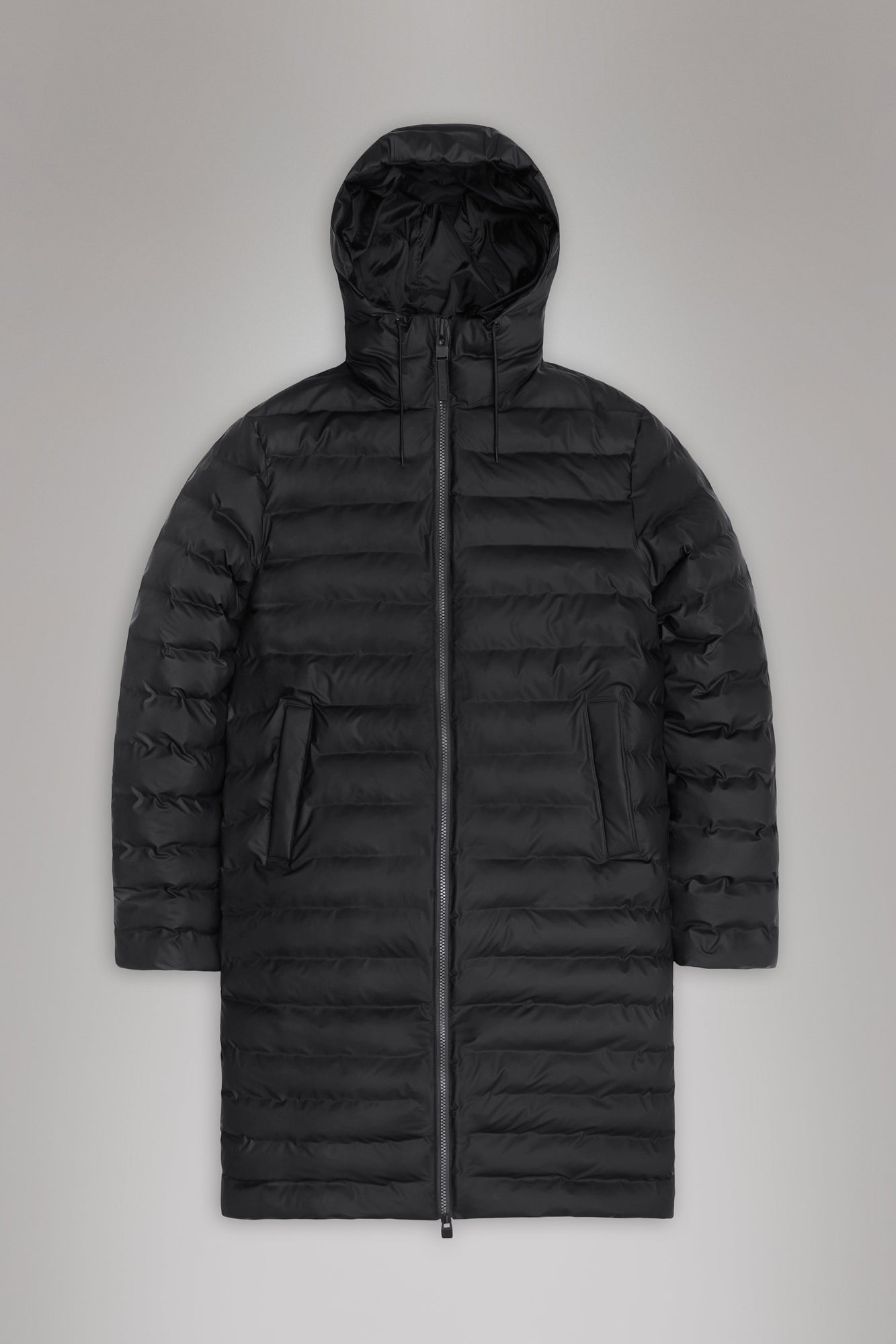 Lohja Longer Puffer Jacket | Black