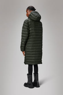 Lohja Longer Puffer Jacket | Green