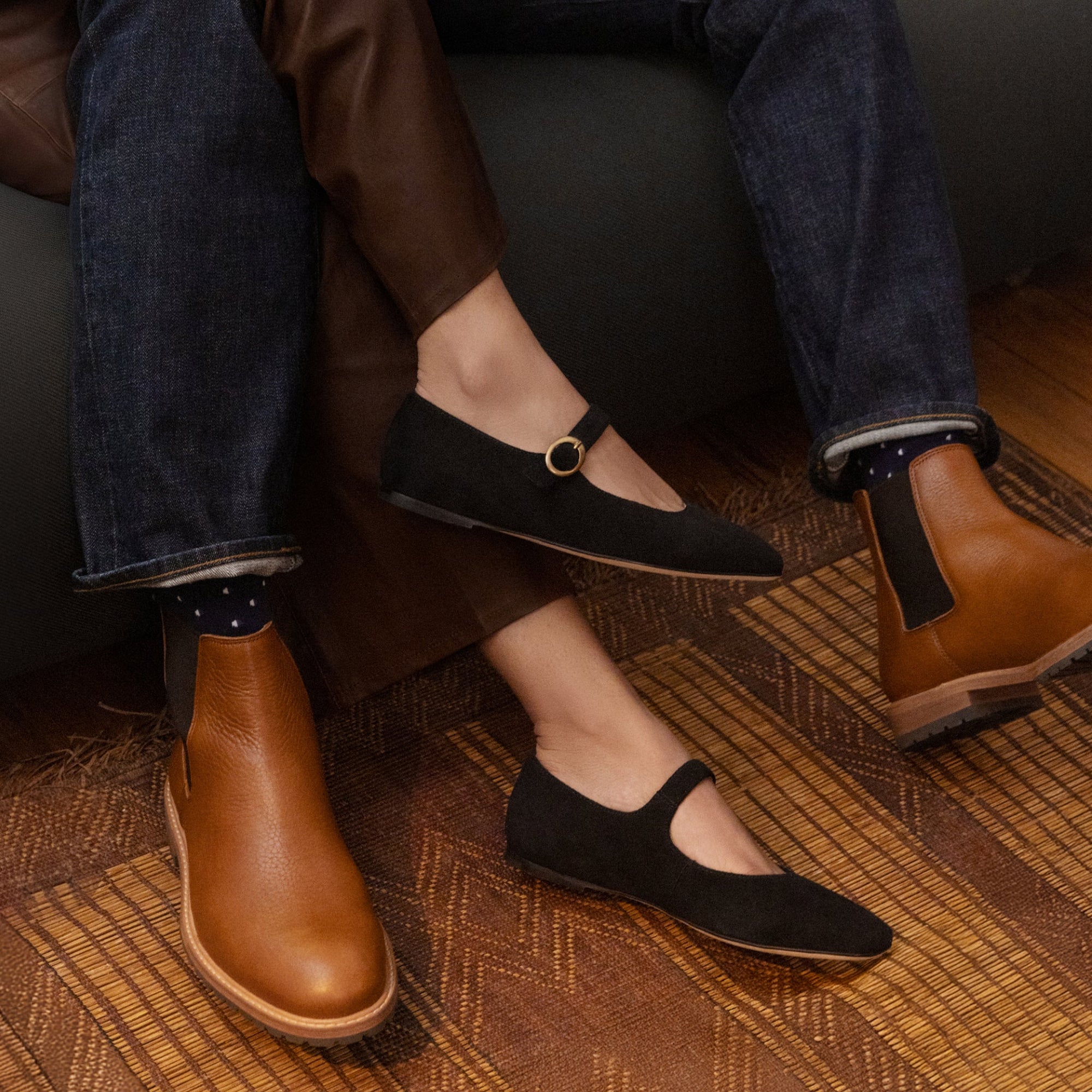 Womens | Lola Mary Jane | Black Suede