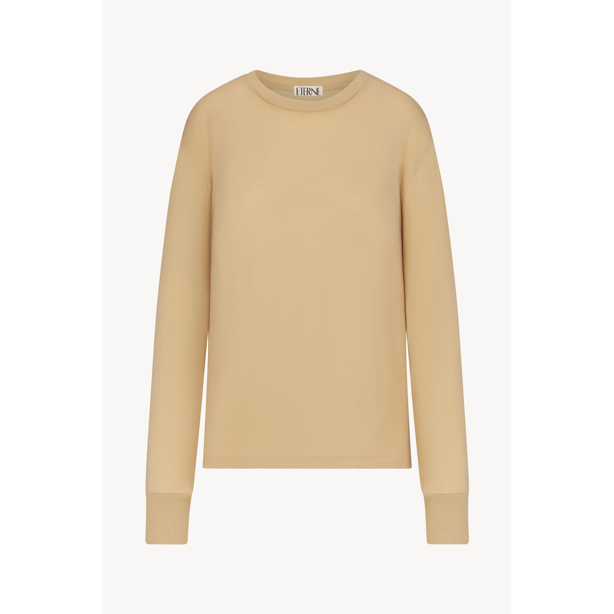 Long Sleeve Boyfriend T-Shirt | Sand