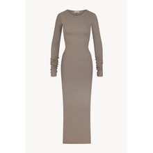 Long Sleeve Crewneck Maxi Dress | Clay