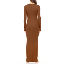 Long Sleeve Crewneck Maxi Dress | Earth