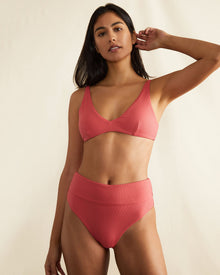 Womens | Jerry Bikini Top | Spiced-Coral