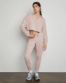 Womens | Waffle Knit Jogger | Blush