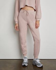 Womens | Waffle Knit Jogger | Blush