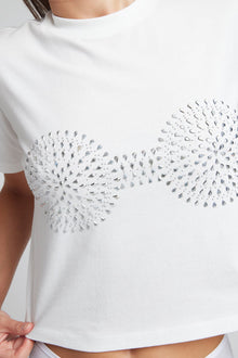 Uniform Baby Tee - Bling Edition | White