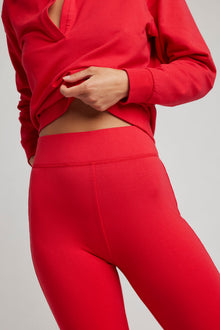 Club Flare Pant | Cherry