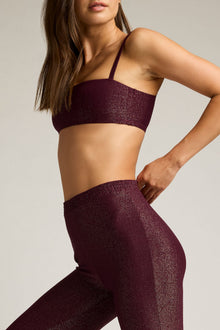 Disco Bandeau Top | Garnet