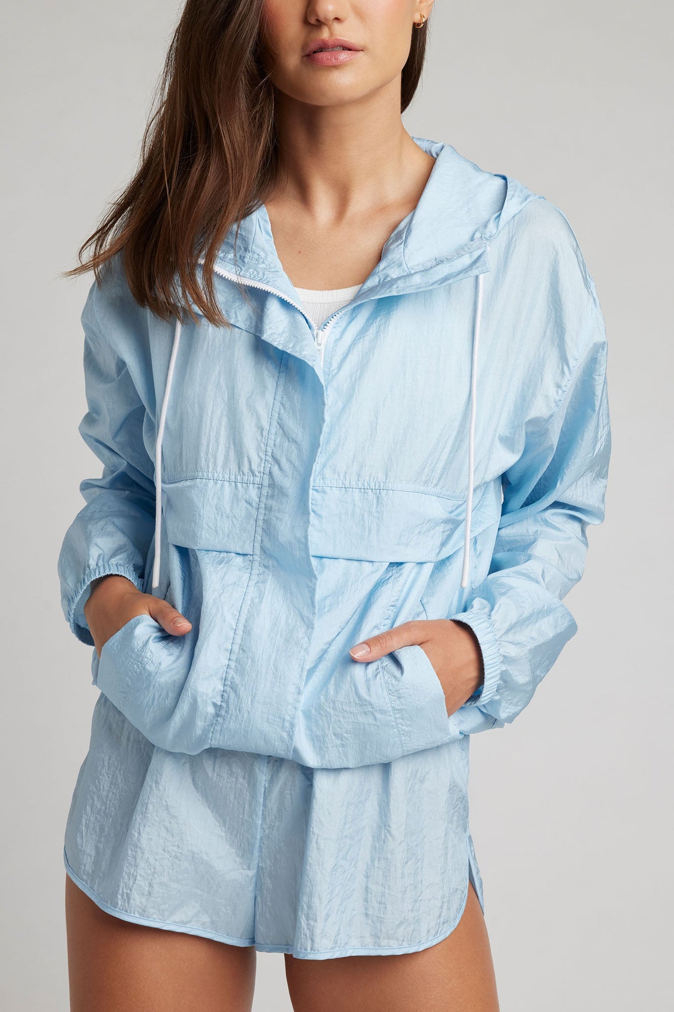 Parachute Zip Up | Glacier