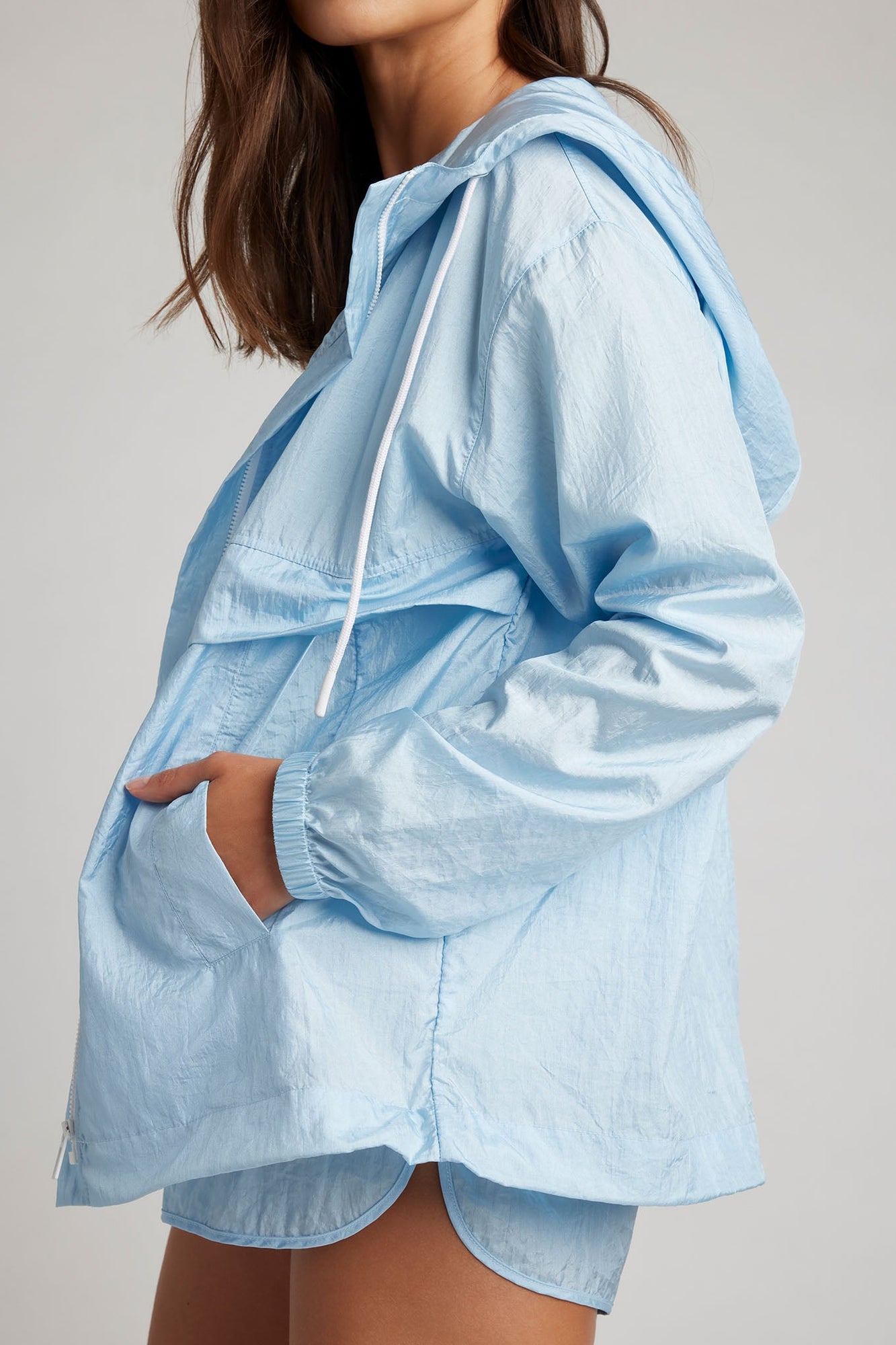 Parachute Zip Up | Glacier