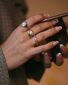 The Palais Statement Ring | Cubic Zirconia | Silver