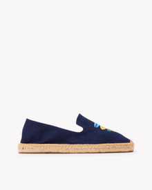 Men's Smoking Espadrille | Embroidery | Boards & Drinks - Armada Blue - Men's Espadrilles - Boards & Drinks - Armada Blue - Soludos - 