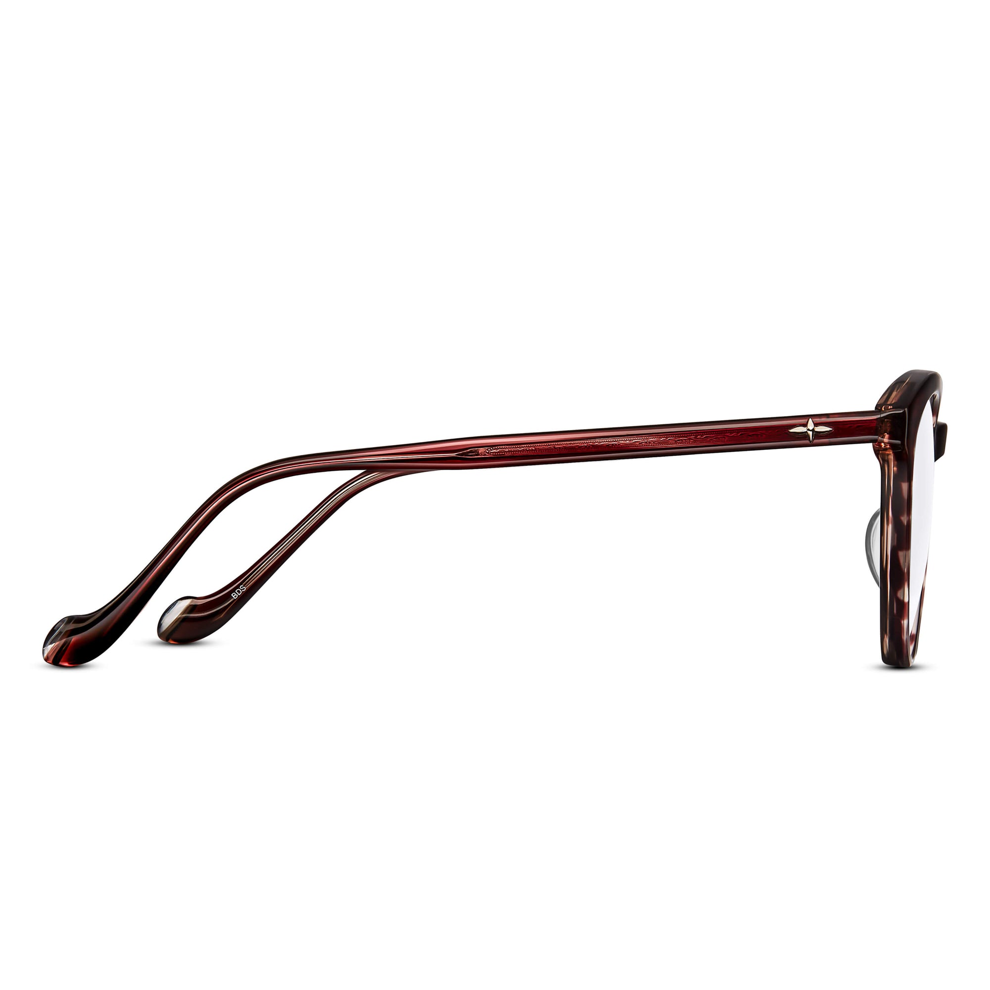 M1025 Cat Eye Optical | Bordeaux Stripe | 52-21-142