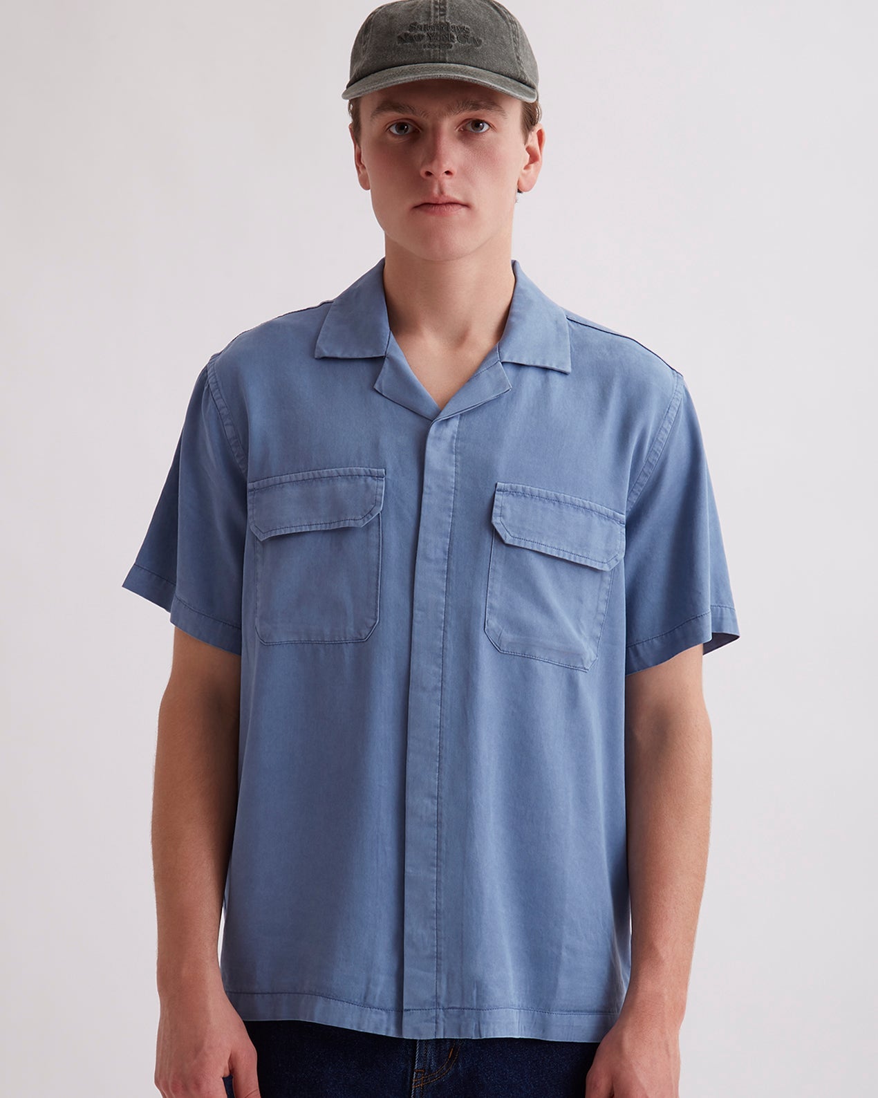 Coronet Blue | Gibson Pigment Dyed SS Shirt