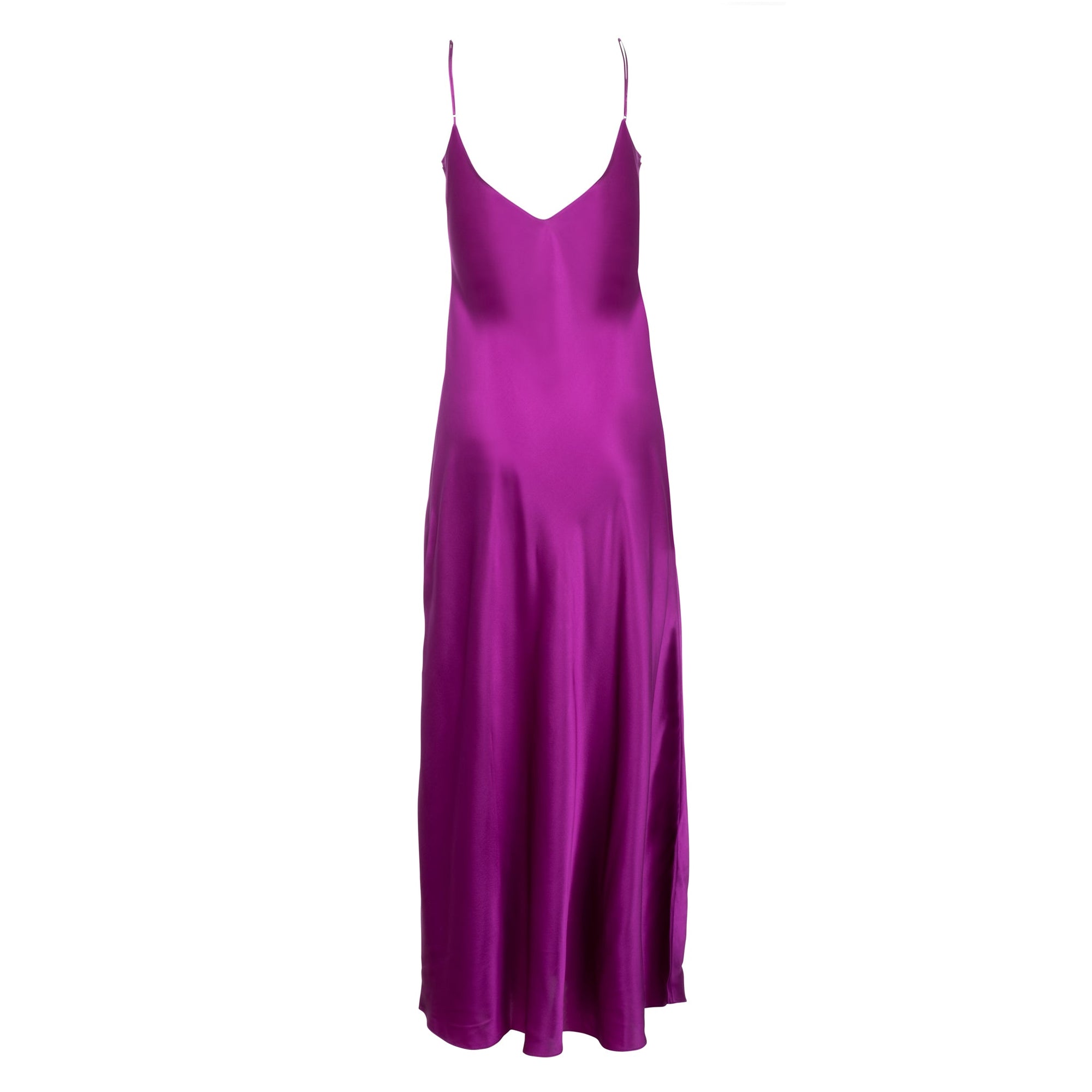 Mossy Maxi Slip Dress | Fuschia