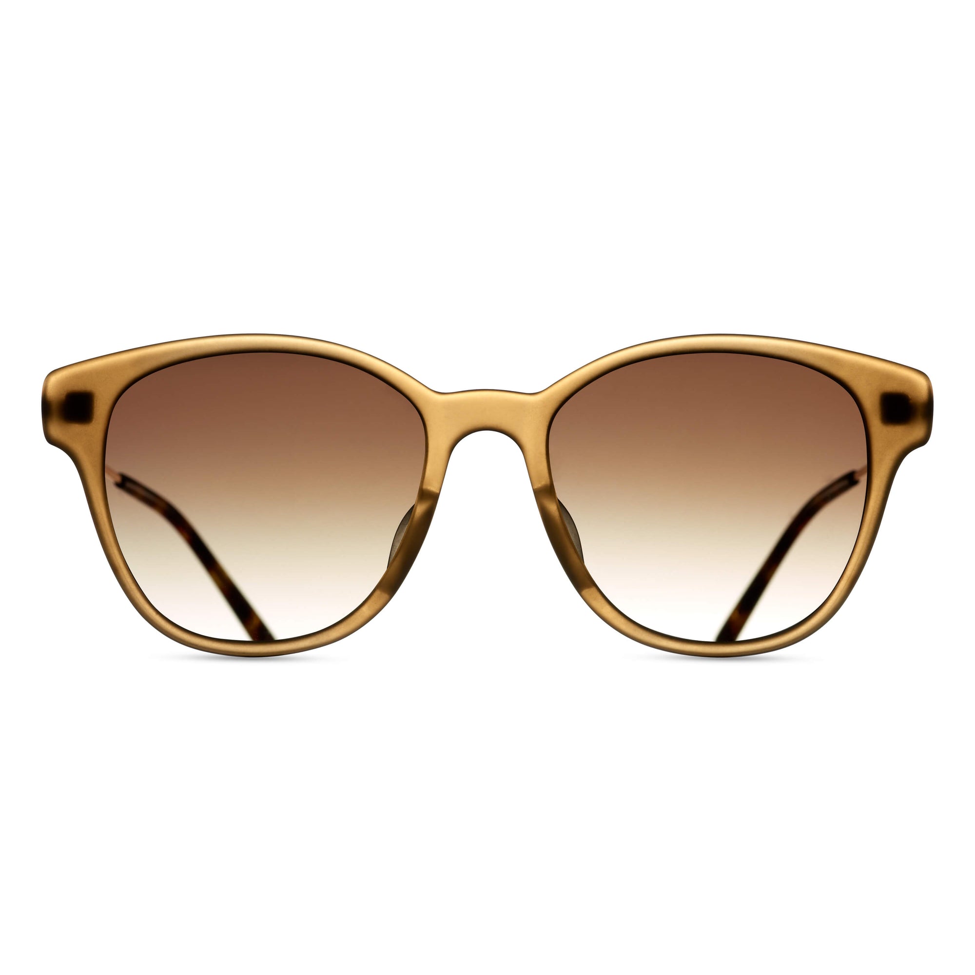 M2011 Cat Eye Sunglass | Matte Caramel | Brown Gradient Lenses