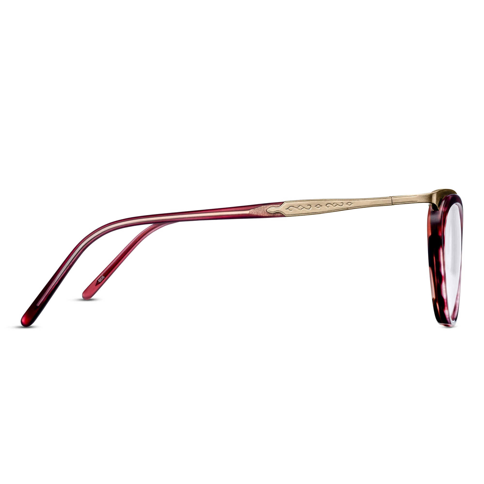 M2044 Cat Eye Optical | Matte Bordeaux Stripe | 51-17-135