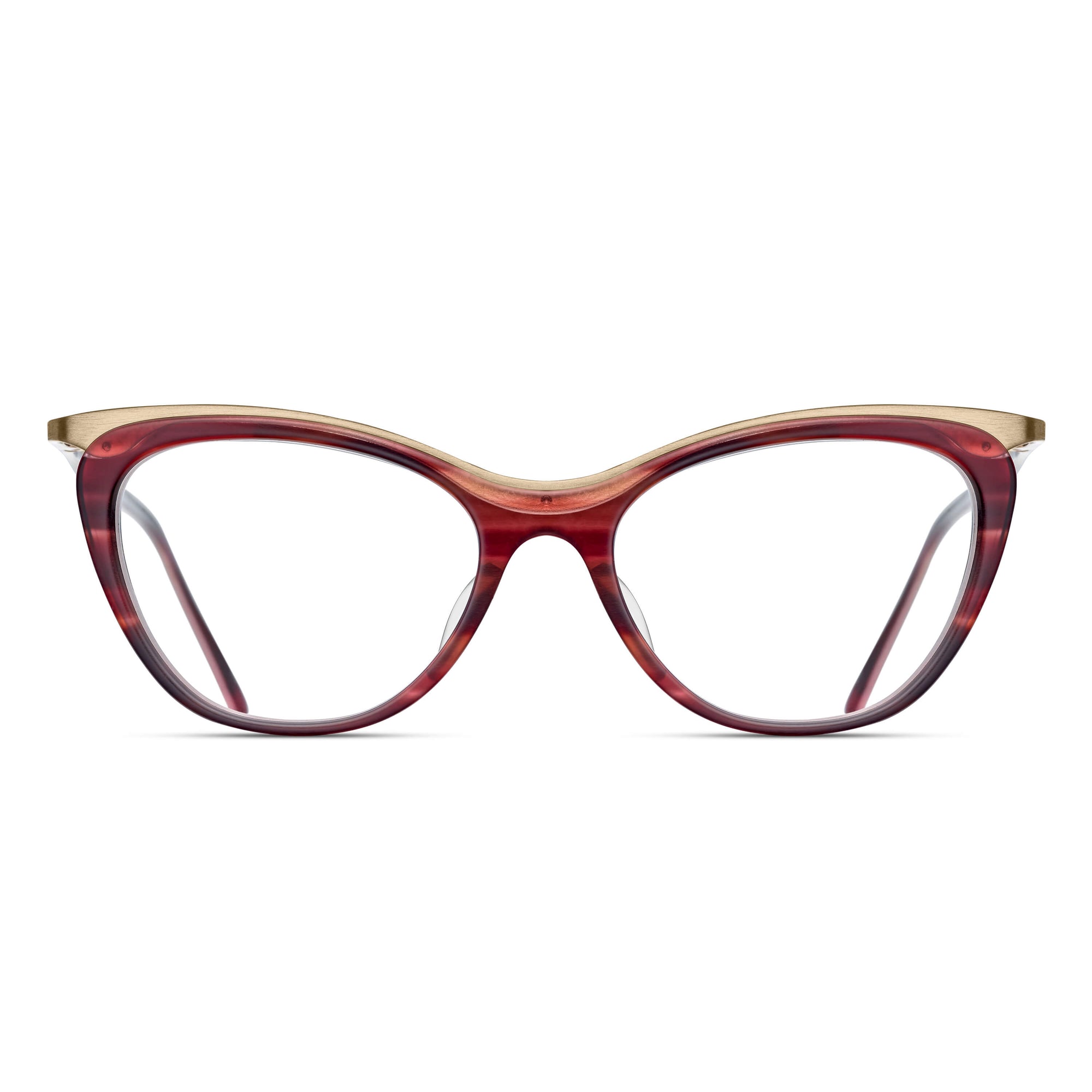 M2044 Cat Eye Optical | Matte Bordeaux Stripe | 51-17-135