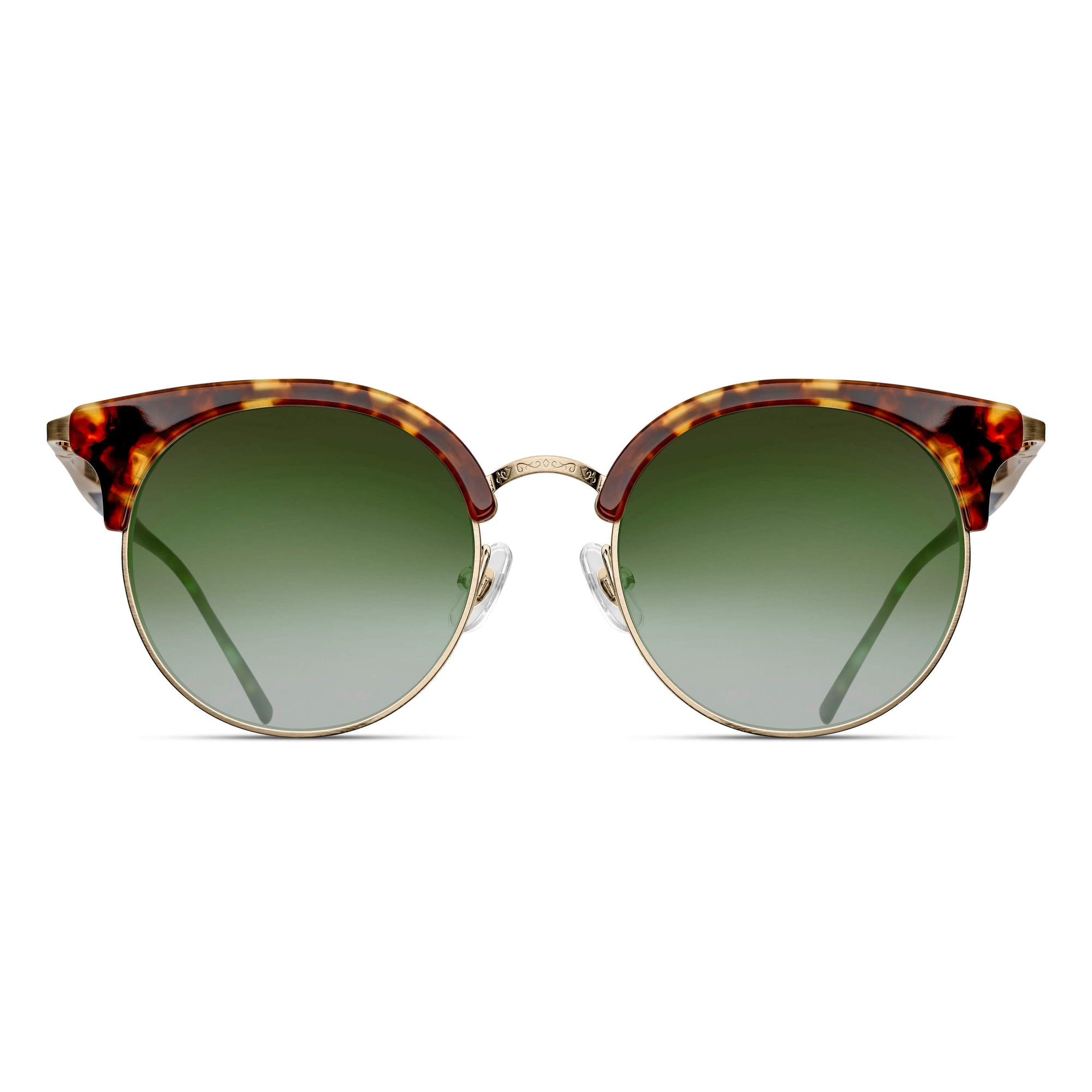 M2046 Cat Eye Sunglass | Demi | Sage Green Gradient Lenses