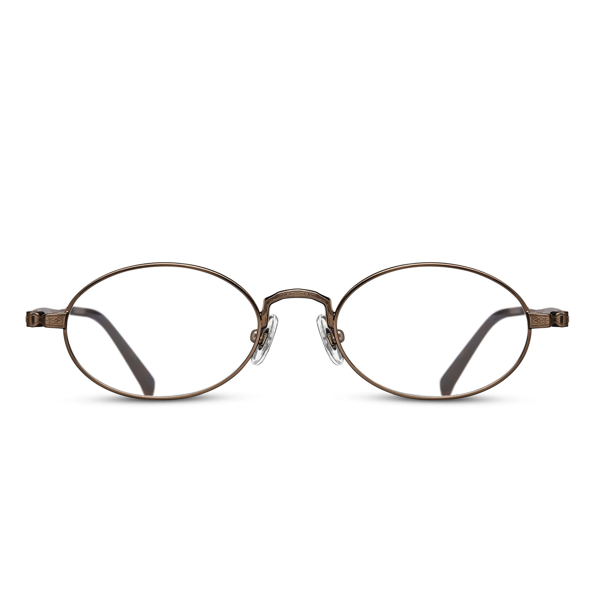 M3017 Oval Optical | Brushed Dark Brown | 50-19-142