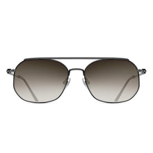 M3069 Aviator Sunglass | Matte Black | Brown Gradient Lenses