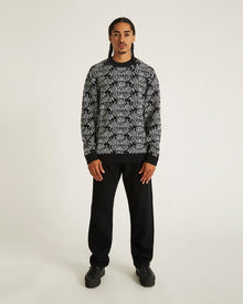 Black | Greg Tapestry Sweater