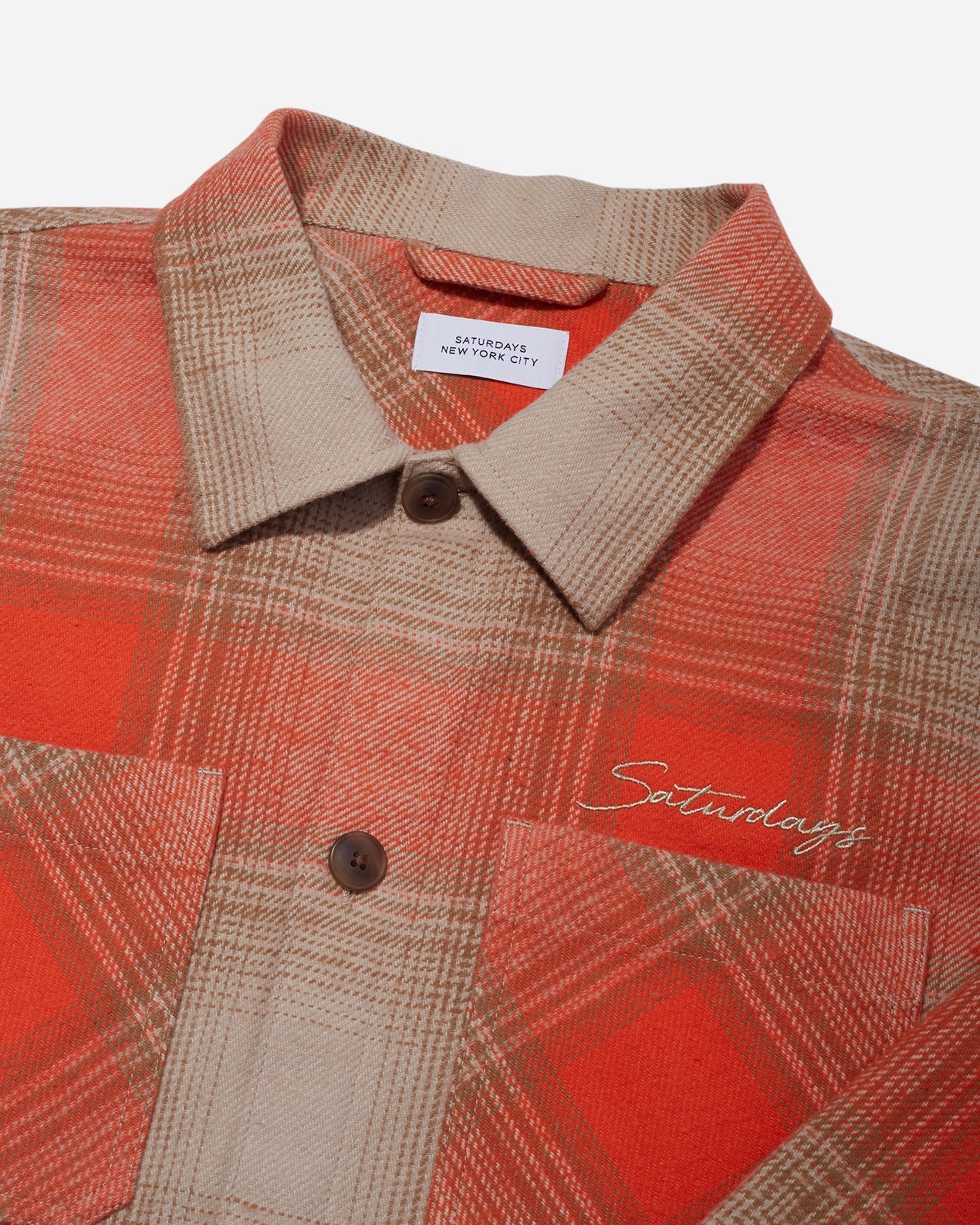 Mandarin | Ryan Flannel Work Shirt