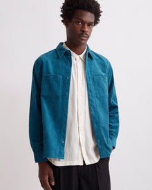 Gulf Coast | Nolan Wide Wale Cord Long Sleeve Shirt | Saturdays NYC