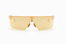 Unisex | Major Sunglass | Yellow Gold | Amber w/ Gold Mirror