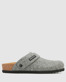 Mens | Malta Felt Sandal | Grey