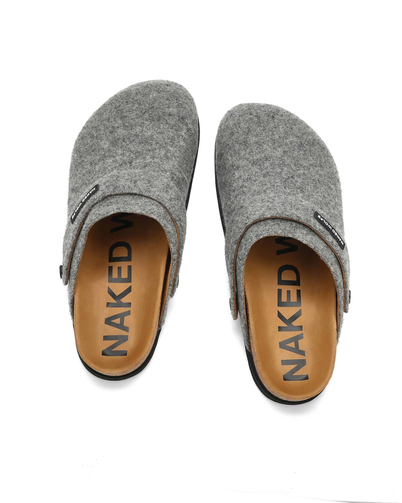 Mens | Malta Felt Sandal | Grey