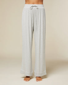 Pull On Wide Leg Pajama Pant | Heather Grey