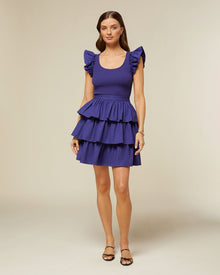 Ruffle Tank Dress | Navy Blue