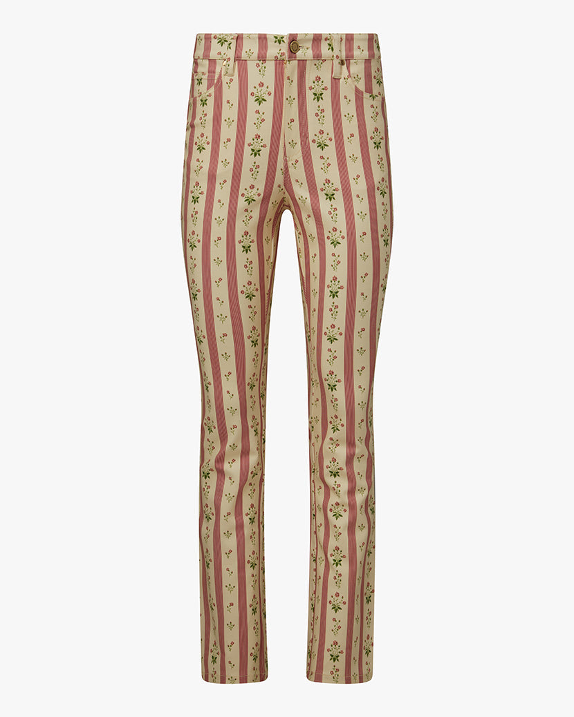 Mid Rise Ankle Flare Pant | Lemon Icing