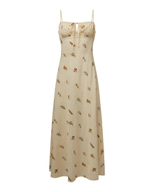 Cami Midi Dress | Antique White (V1)