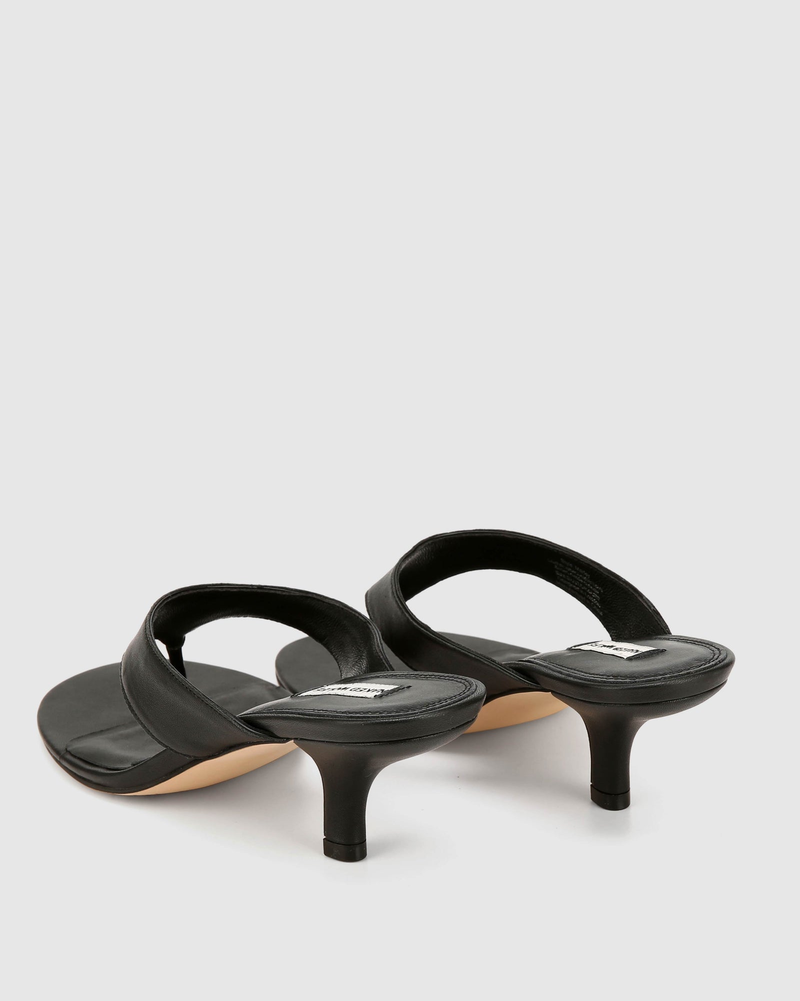 Womens | Marley Leather Heel | Black