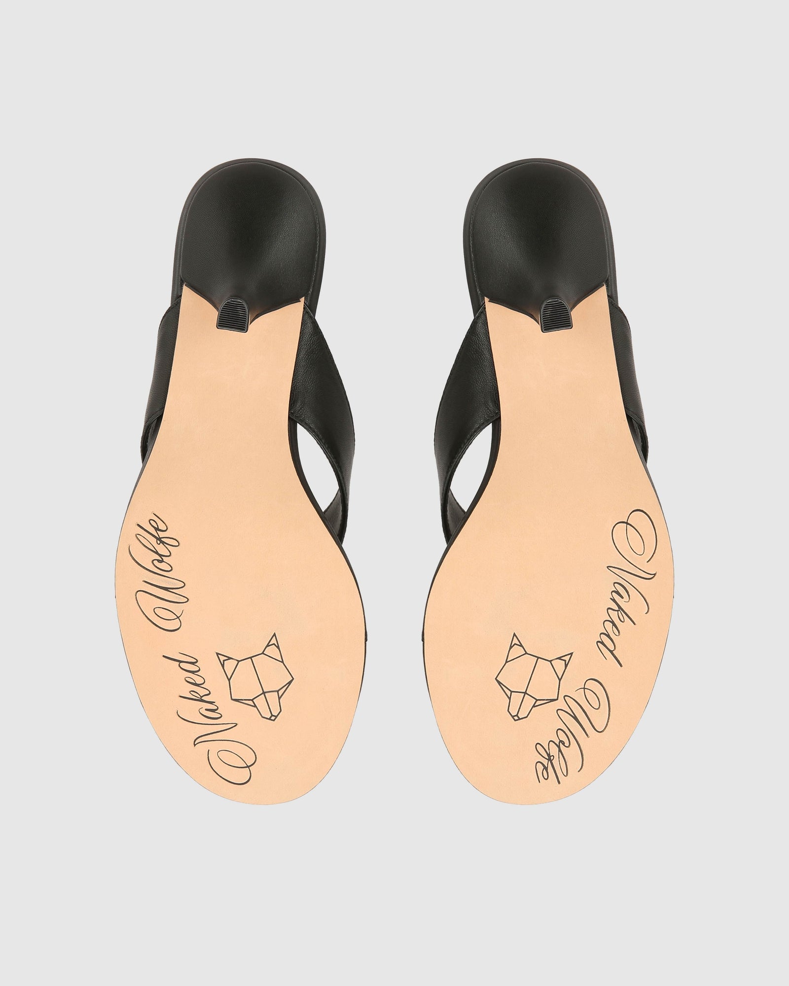 Womens | Marley Leather Heel | Black
