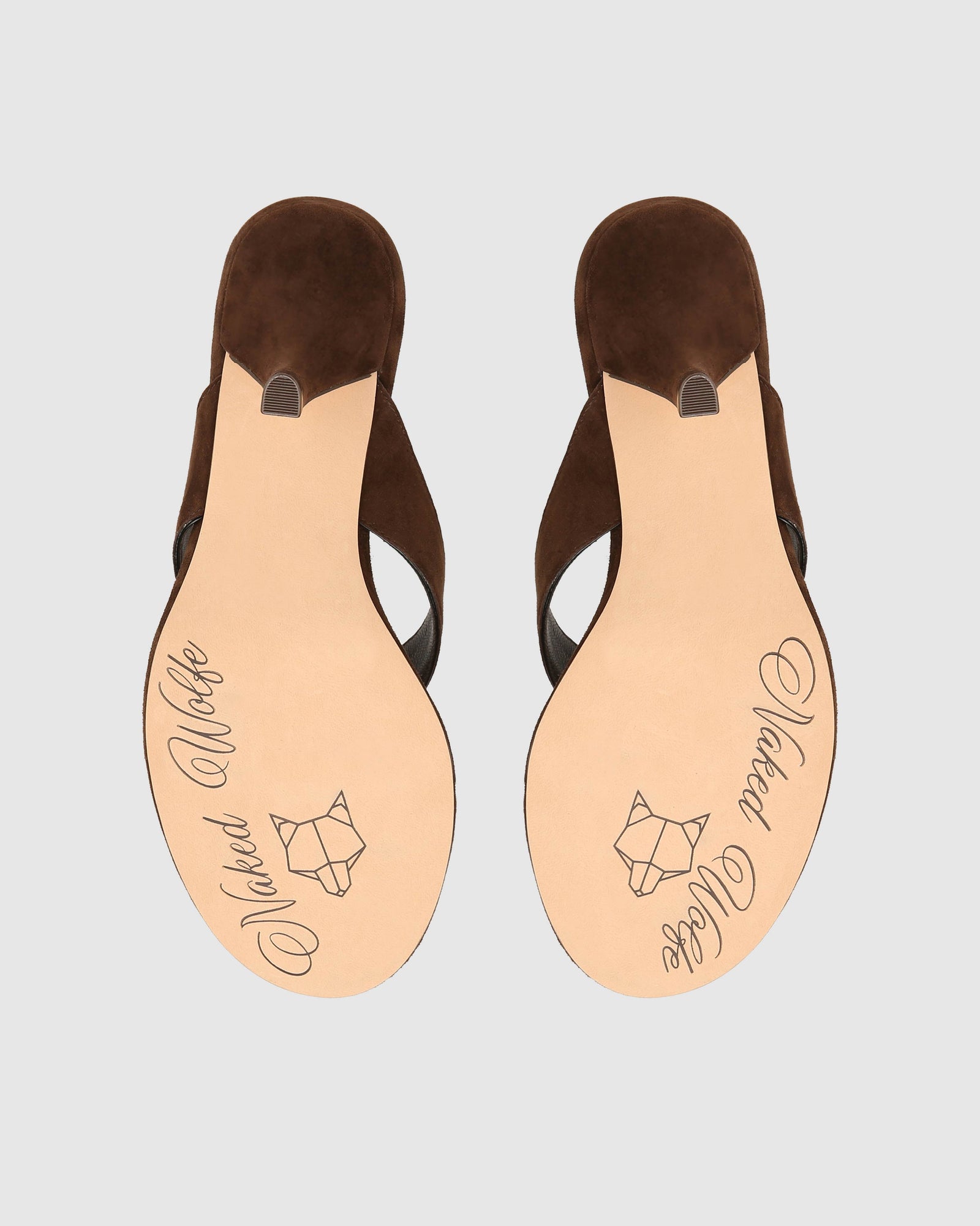 Womens | Marley Suede Heel | Brown