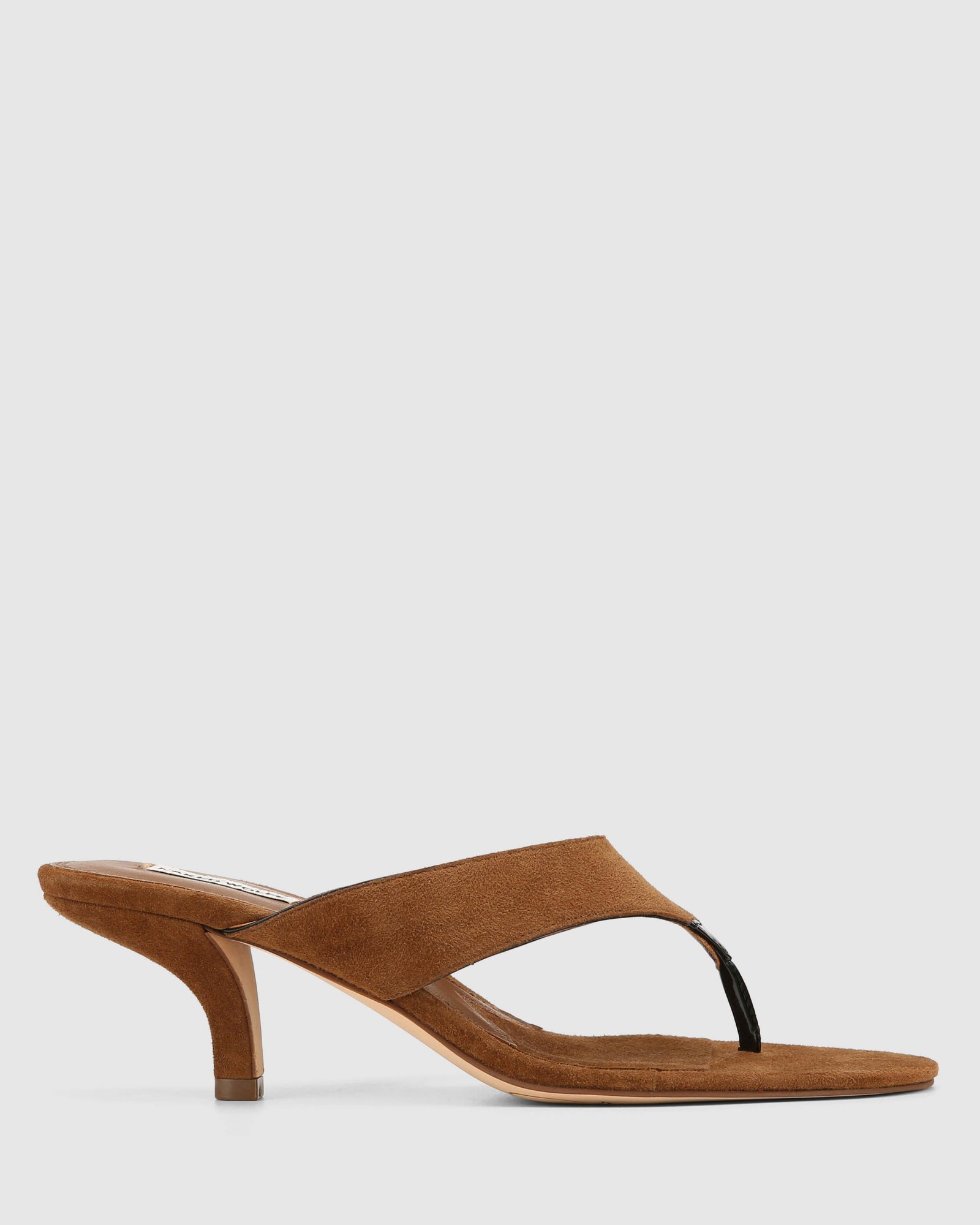 Womens | Marley Suede Heel | Tan