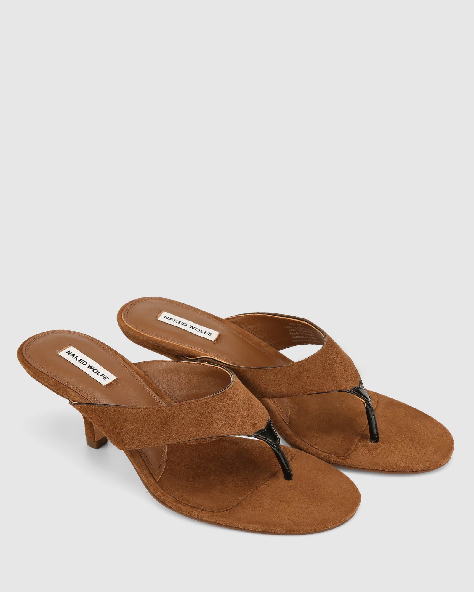 Womens | Marley Suede Heel | Tan