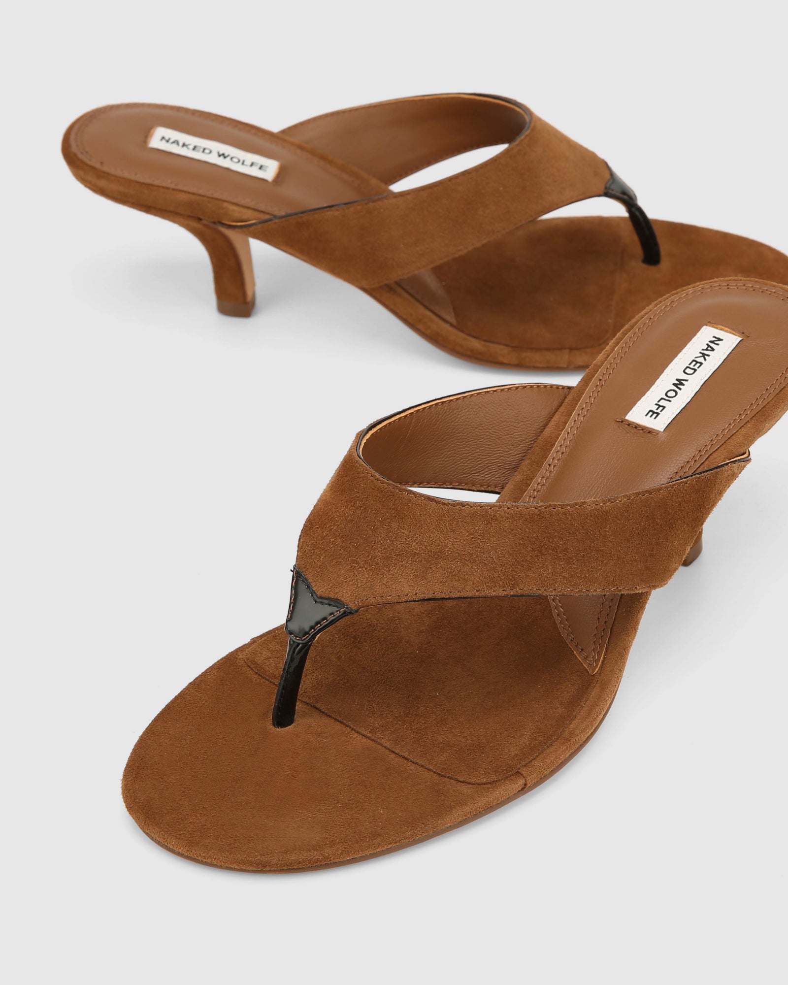 Womens | Marley Suede Heel | Tan