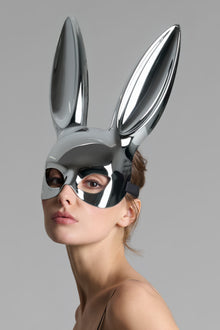 Mirror bunny mask - Les Fetiches | Silver