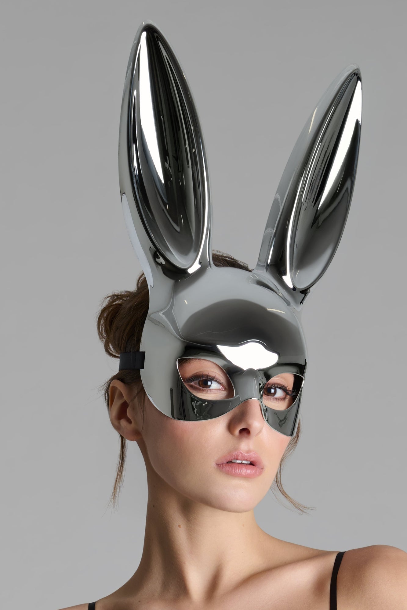 Mirror bunny mask - Les Fetiches | Silver