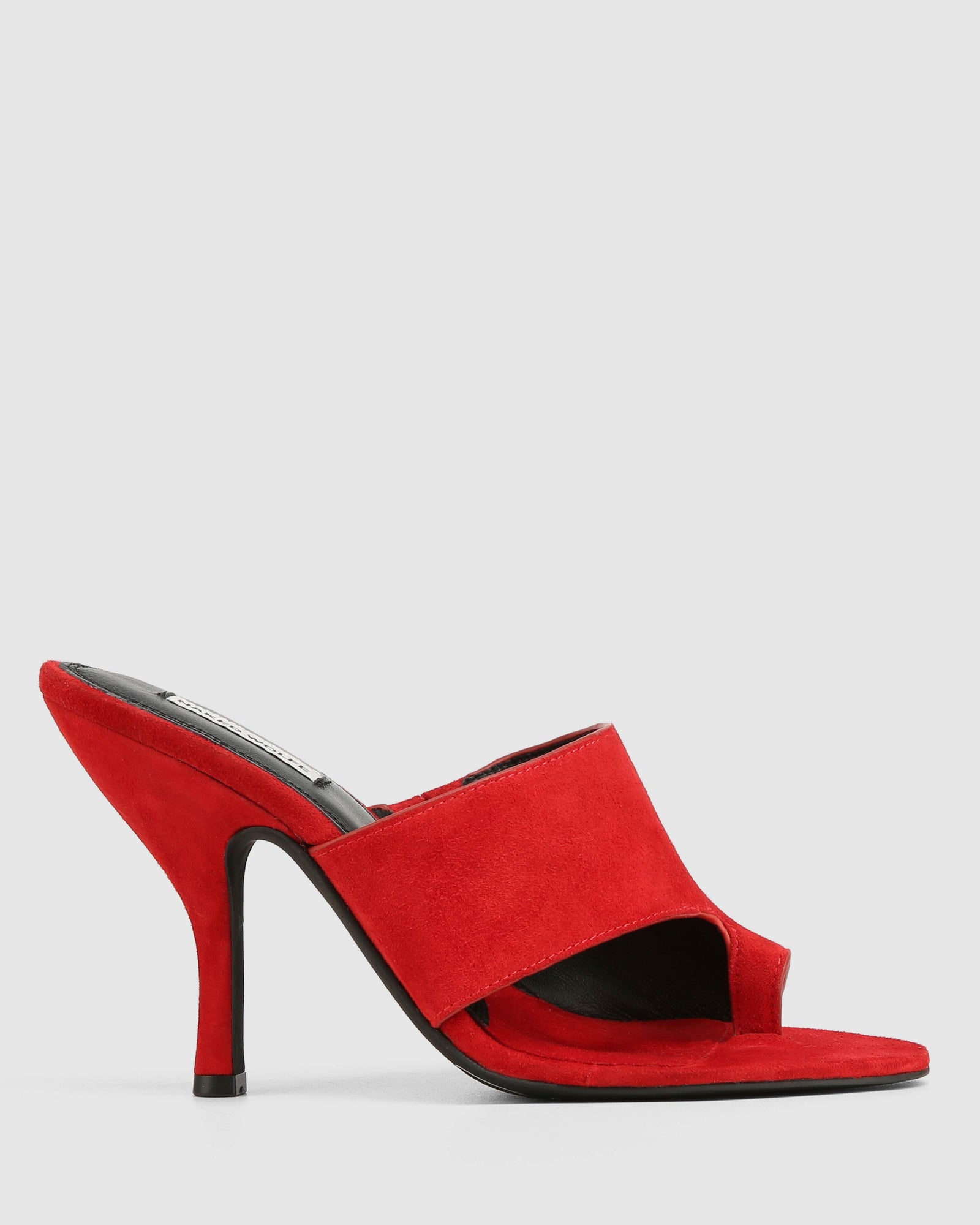 Womens | Maxime Suede Heel | Red